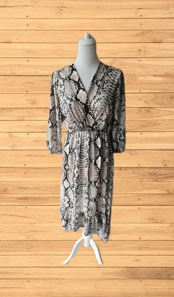 Robe longue imprimée serpent, Made in italy, taille 38