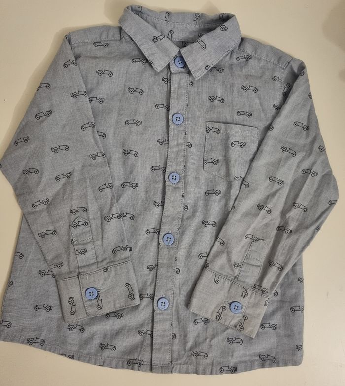 Lot garçon 3 ans chemises polos tee shirt manches longues - photo numéro 2