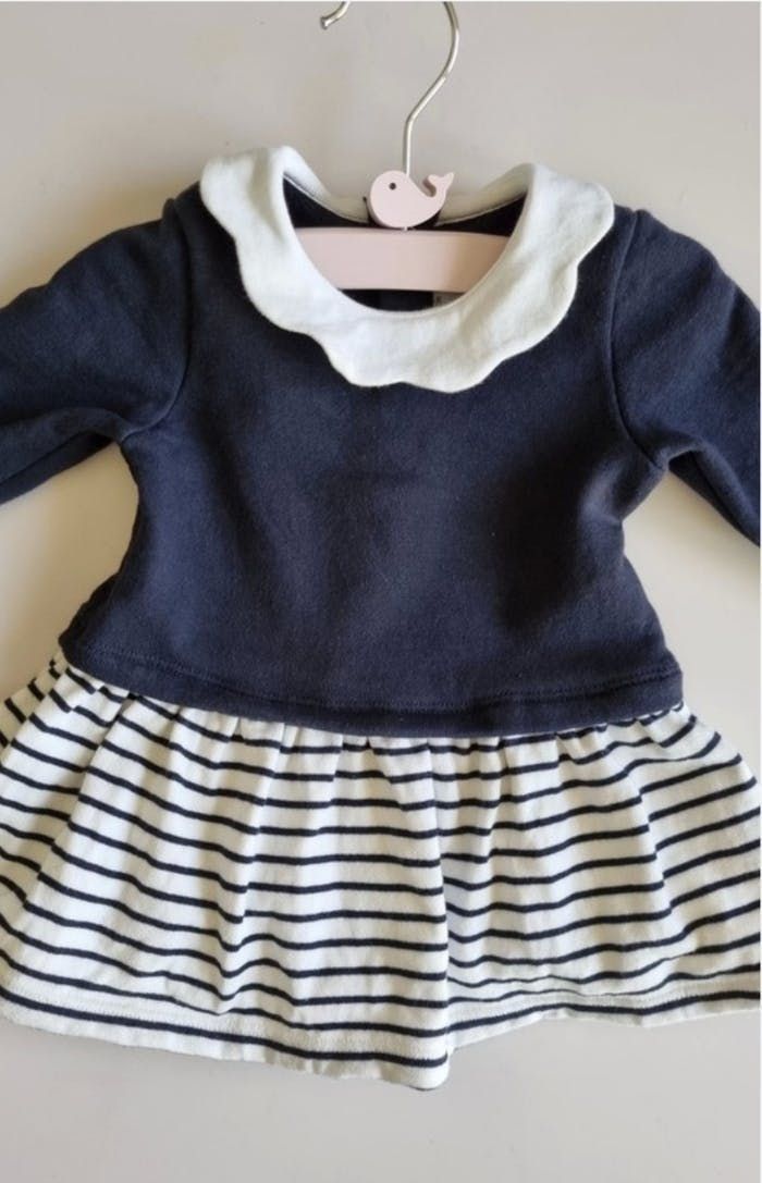Robe marine Petit Bateau 3 mois