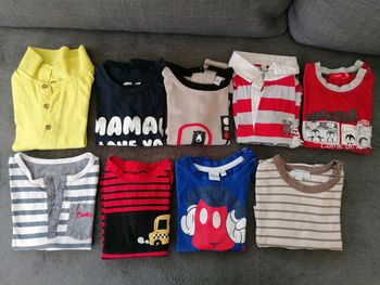 T shirt manches longues et courtes