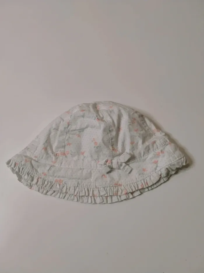 Chapeau bébé fille à fleurs très mignon - photo numéro 2