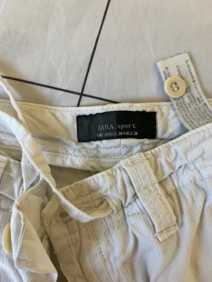 Pantalon Zara crème - photo numéro 6
