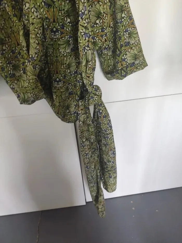 Mango chemisier cache coeur S - photo numéro 5