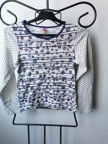 Tee Shirt blanc fleuri ORCHESTRA