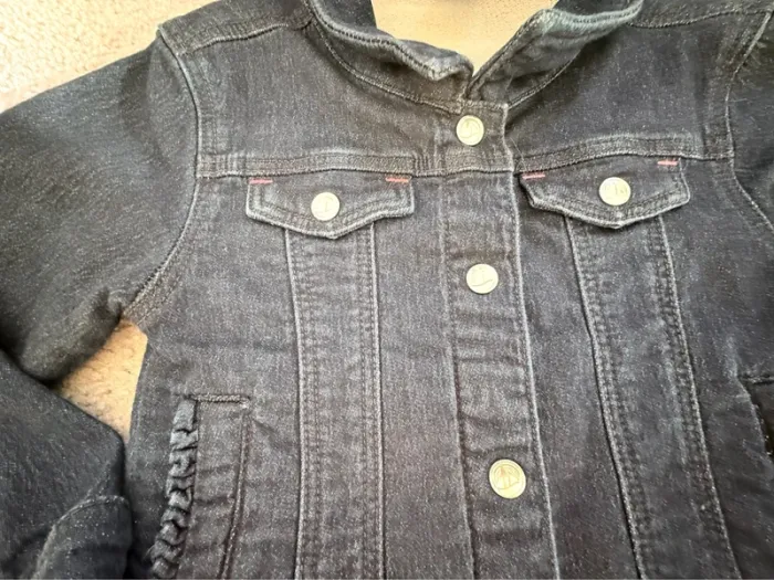 Petit Bateau - Veste Jean Brut Taille 4 ans/104 cm - photo numéro 5