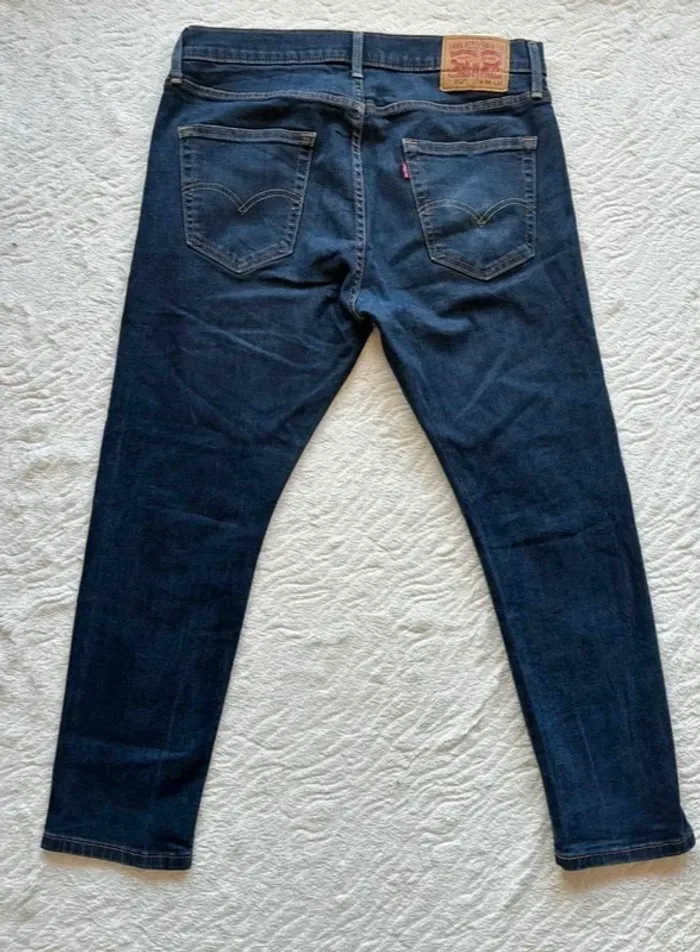 Jean Levi’s homme 512 Slim Taper L/44 W34 L29 – Coupe ajustée droite bleu marine état impeccable - photo numéro 10