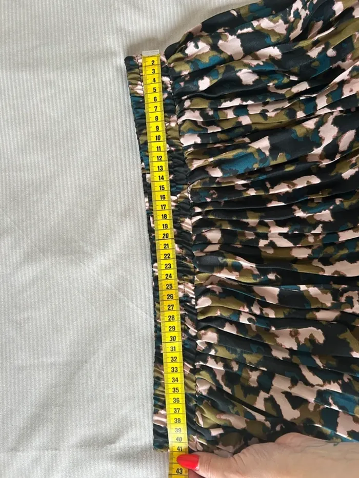 Longue jupe, plissé, multicolore taille L casual ladies - photo numéro 6
