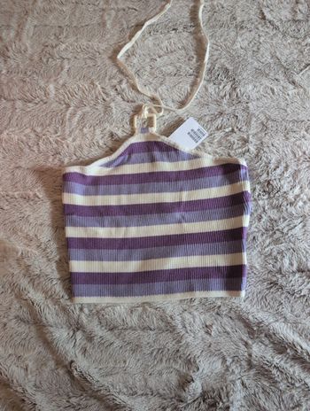 Haut court sans manche neuf taille S h&m