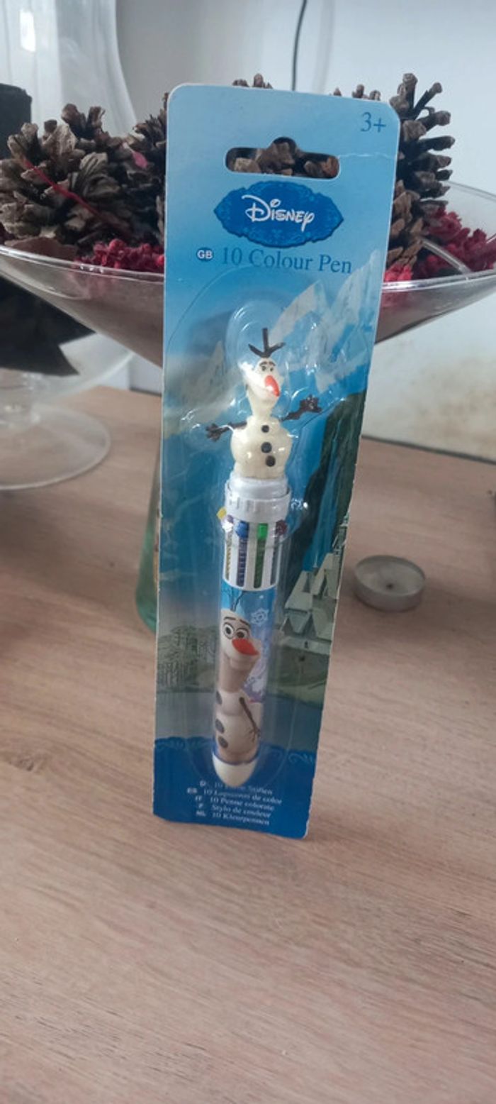 Stylo olaf 10 couleurs