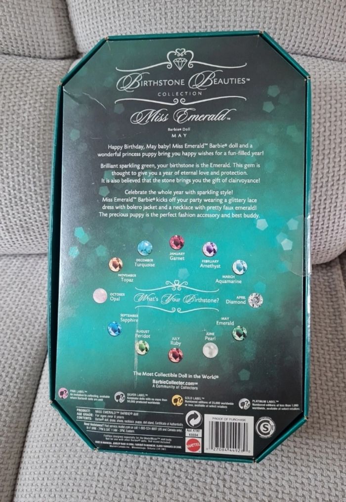 Barbie birthstone beauties