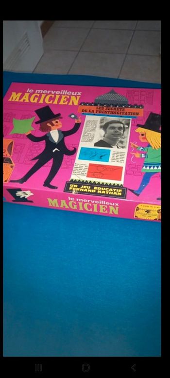 Jeu le merveilleux magicien vintage.