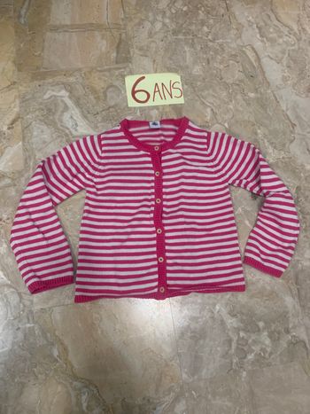 Gilet petit bateau 6 ans