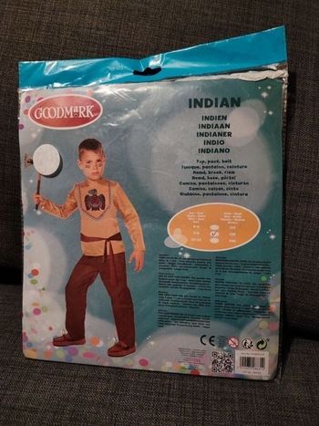 Déguisement indien Neuf  7/9 ans (128cm)