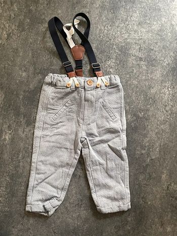 Pantalon bébé avec bretelle