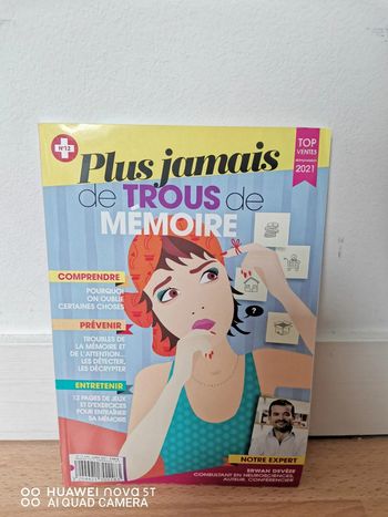 Livre Plus jamais de trous de mémoire