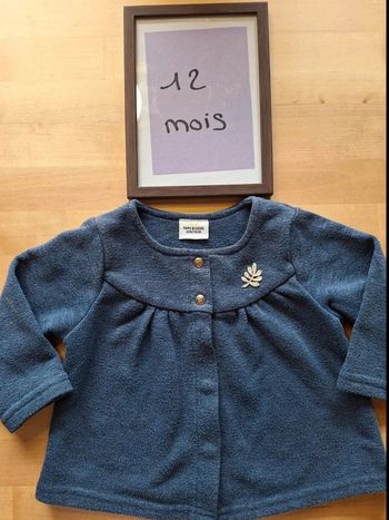 Gilet pour fille taille 12 mois Marque tape à l'œil bon état
