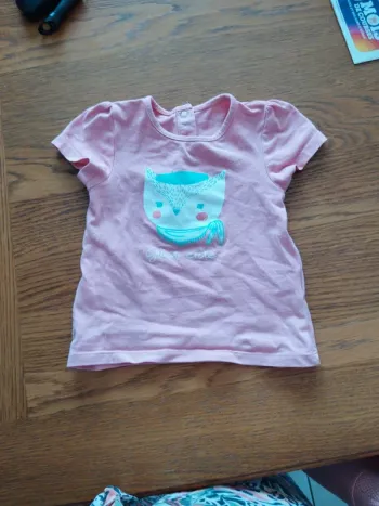 T-shirt rose 9 mois