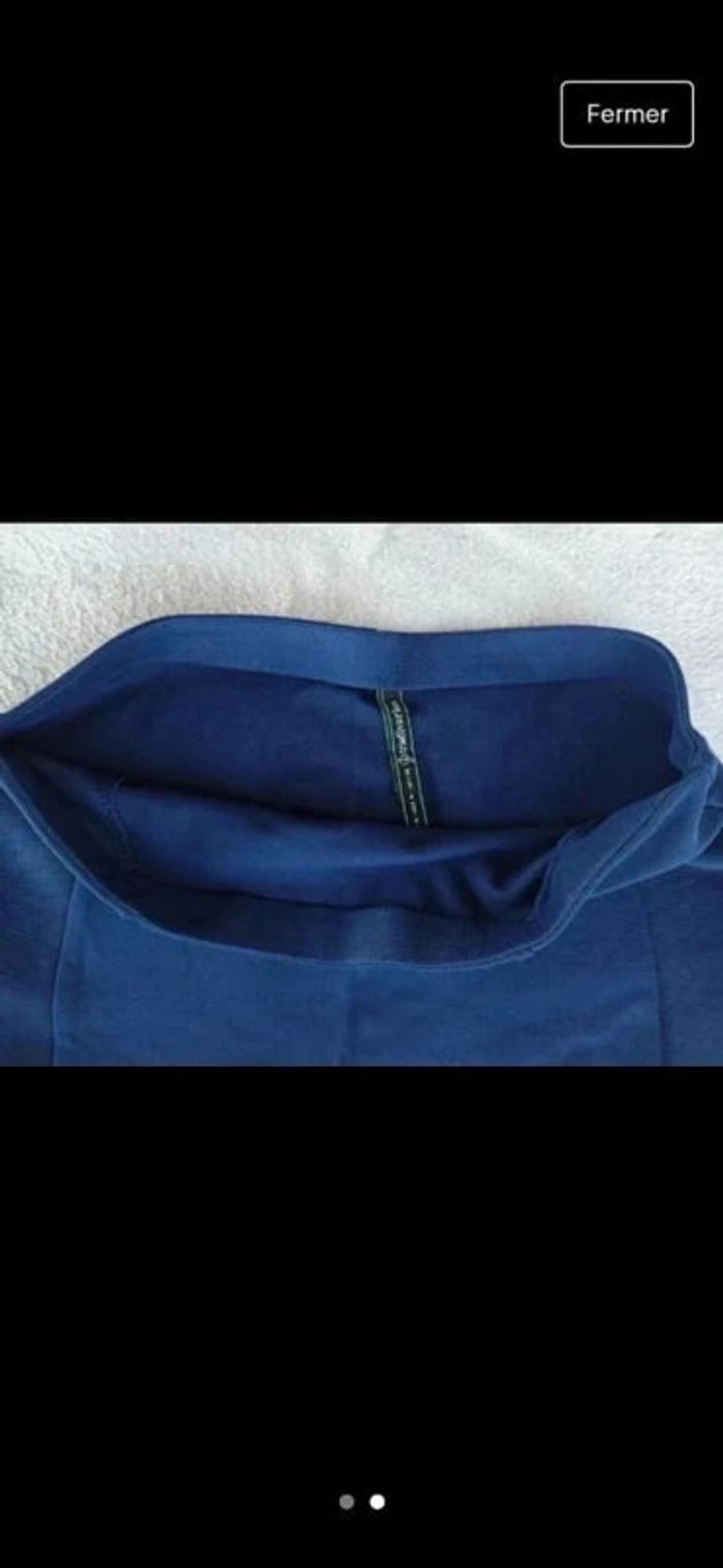 Jupe bleu Stradivarius M - photo numéro 2
