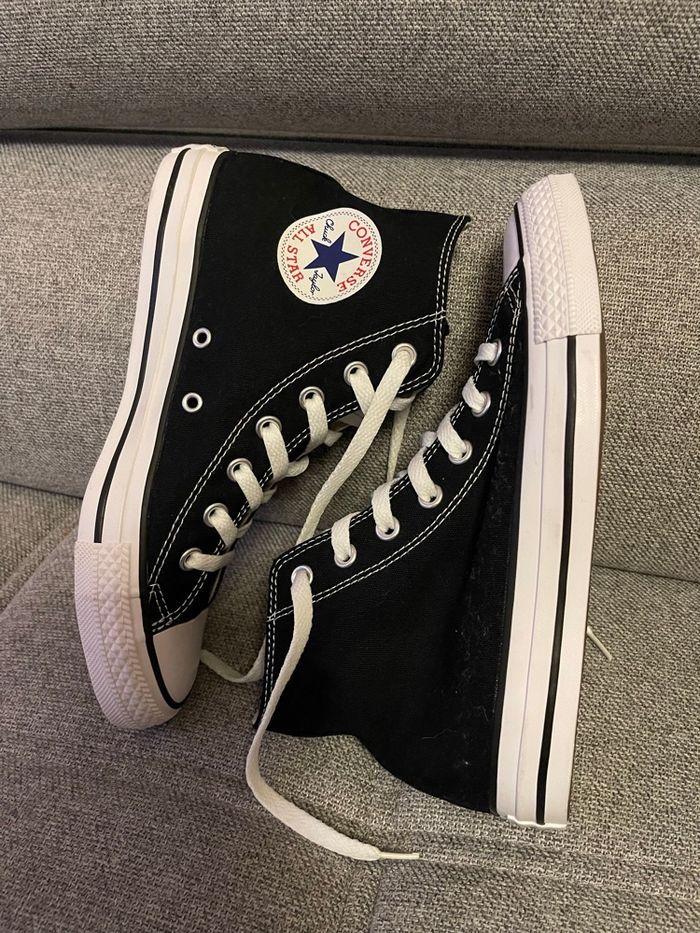 Converse noire 39 comme neuve - photo numéro 8
