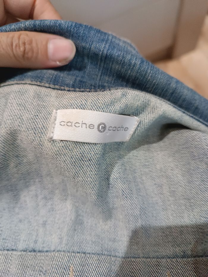 Veste jean femme t 36 - photo numéro 7