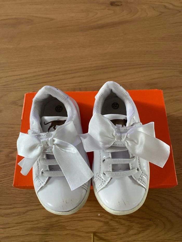 🤍Baskets blanches Airness – Taille 22 – bon état🤍 - photo numéro 7