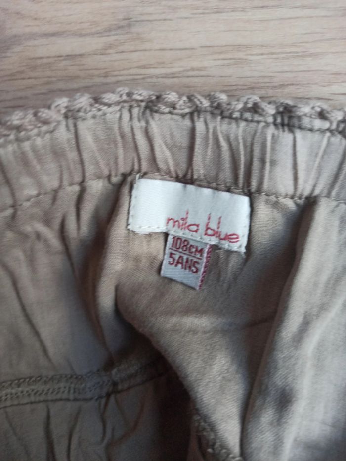 Jupe taupe Mila blue 5 ans ajustable - photo numéro 3