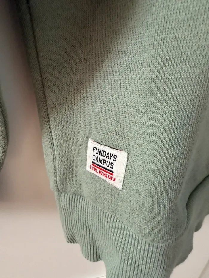 Sweat vert Cyrillus 6 ans - photo numéro 4