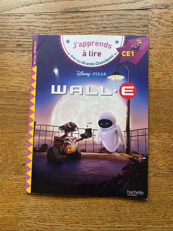 Livre J’apprends à lire Wall.E CE1