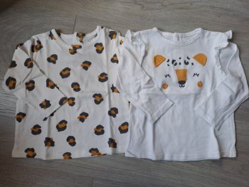 T-shirts longues manches 12 mois