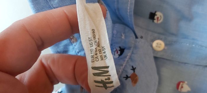 Chemise manche longue motif Noël 110 - photo numéro 5