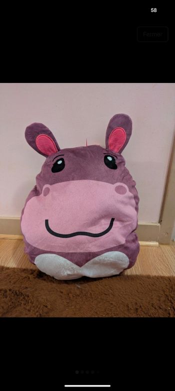 Sac à dos et coussin 2 en 1