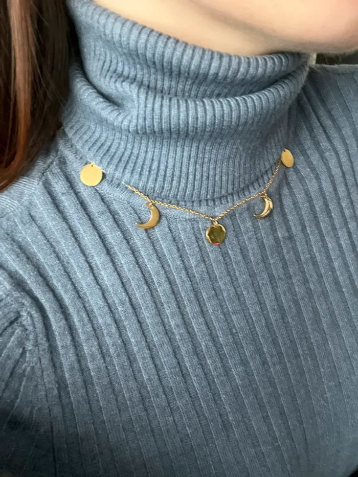 Collier choker doré Dawin Harris