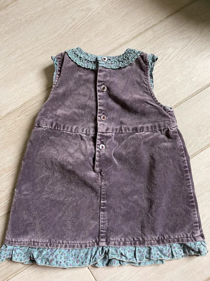 Robe velours 9 mois - photo numéro 2
