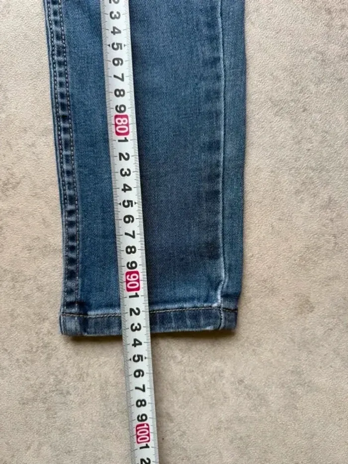 Jeans Levi's 535 W27 FR36 L30 coupe skinny bleu Femme Women pan574b - photo numéro 5