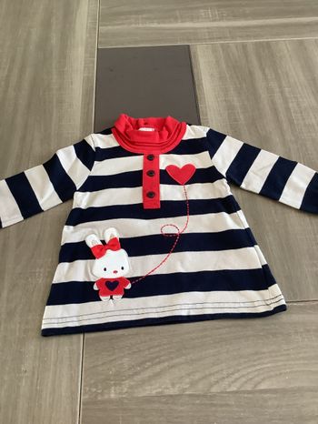 T-shirt manche longue taille 6 mois