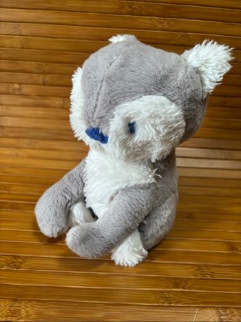 Doudou loup gris blanc sergent major