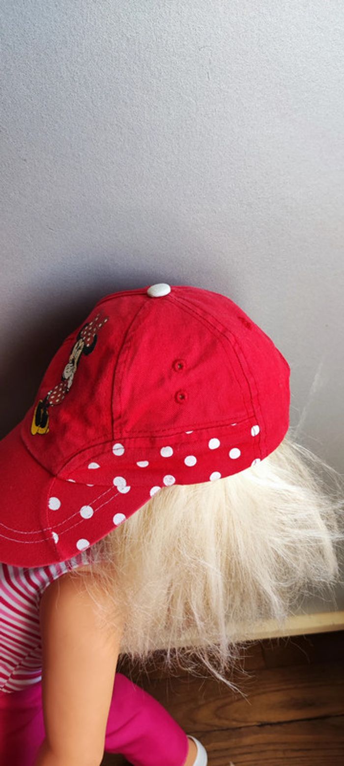 Casquette rouge à pois blanc Minnie - photo numéro 9