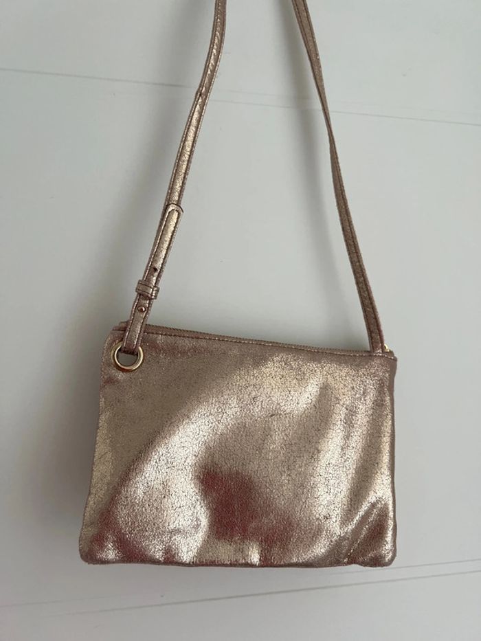 Sac bandoulière rose - photo numéro 3