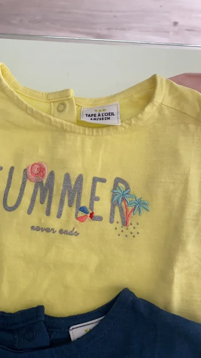 Lot de 5 tee shirt fille TAO - photo numéro 5