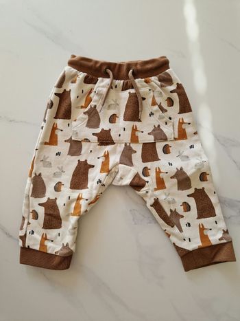 Pantalon souple petits animaux Orchestra 12 mois