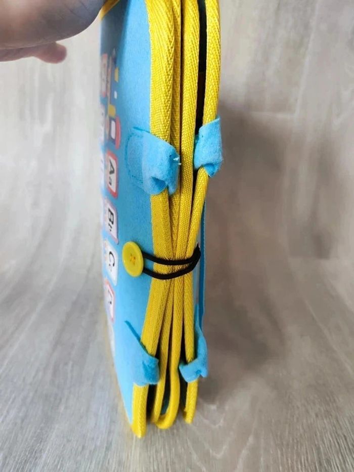 Livre éducatif en feutrine apprentissage - photo numéro 20