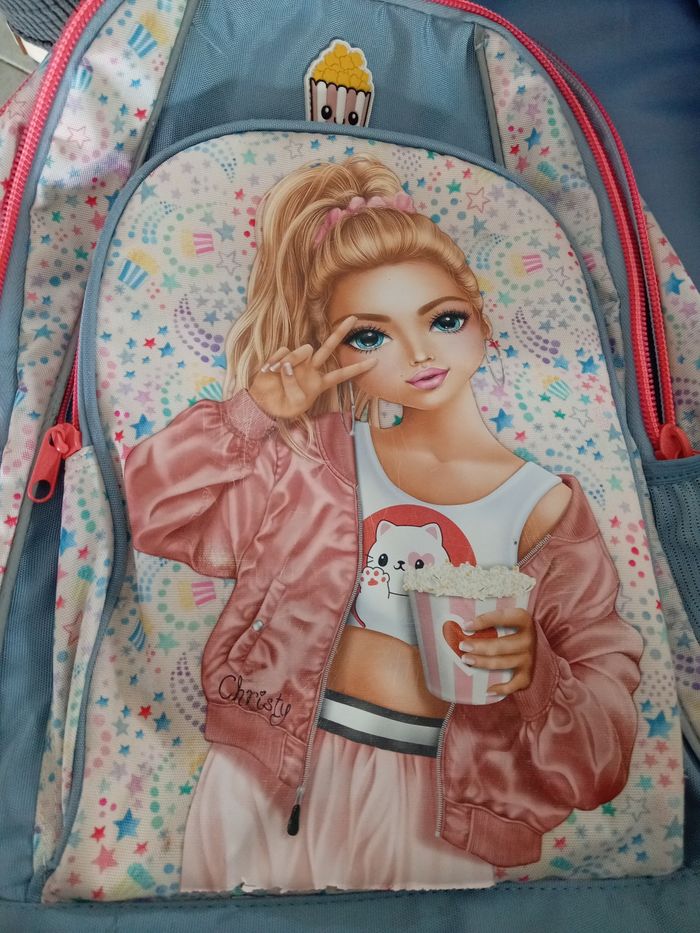 Cartable sac à dos top model fille