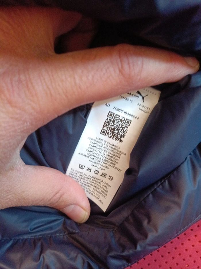 Doudoune Manchester City, Puma Authentique Officiel taille Adulte XS, Neuf - photo numéro 9