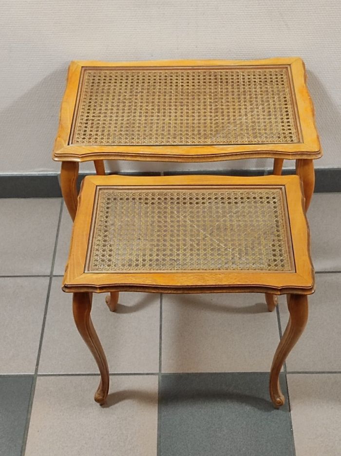 Tables gigognes ancienne vintage - photo numéro 5