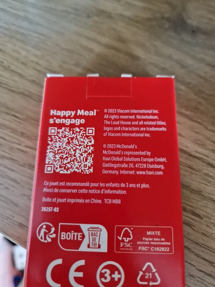 Jeu de cartes Mac Do Happy Meal * Bienvenue chez les LOUD 3 * Neuf - photo numéro 4