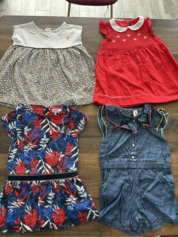 Lot robes 18 mois