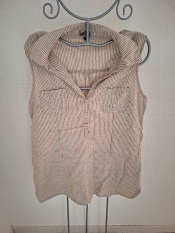 Blouse sans manches taille 44
