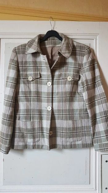 veste à carreaux taille 42