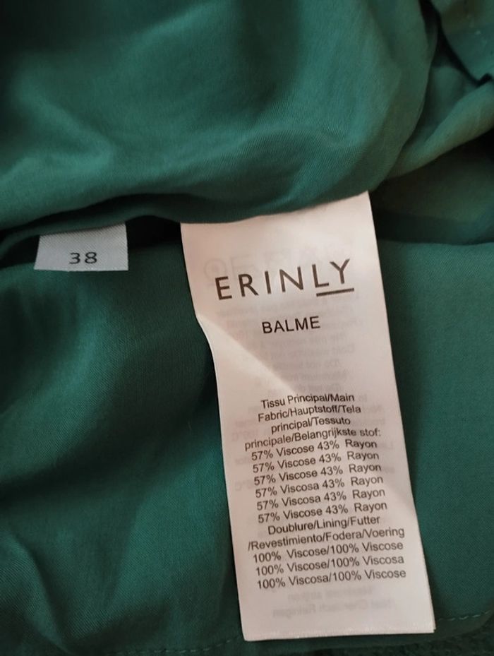 Robe Erinly couleur Émeraude taille 38 - photo numéro 10