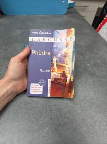 Livre Phèdre racine de petits classiques Larousse